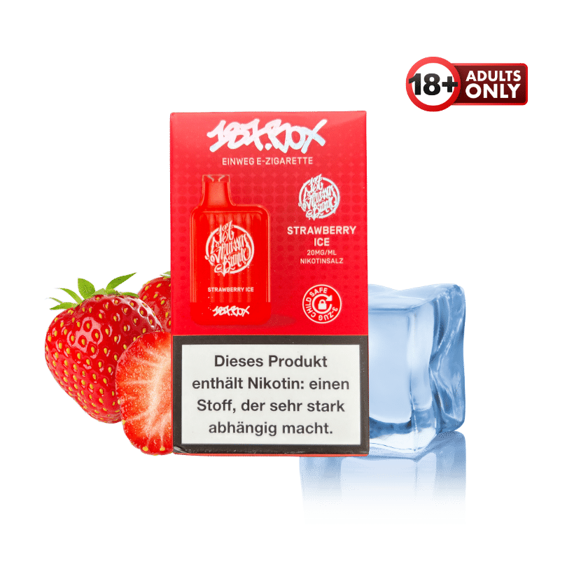 187 Box Strawberry Ice Vape