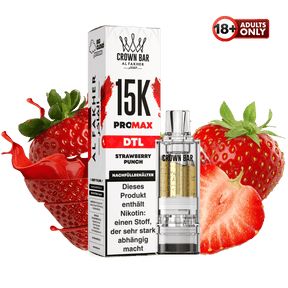 Al Fakher 15k Pro Max Pod Strawberry Punch DTL