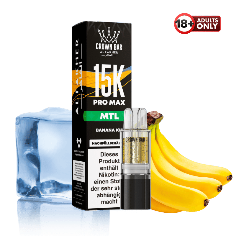 Al Fakher 15k Pro Max Pod Banana Ice MTL