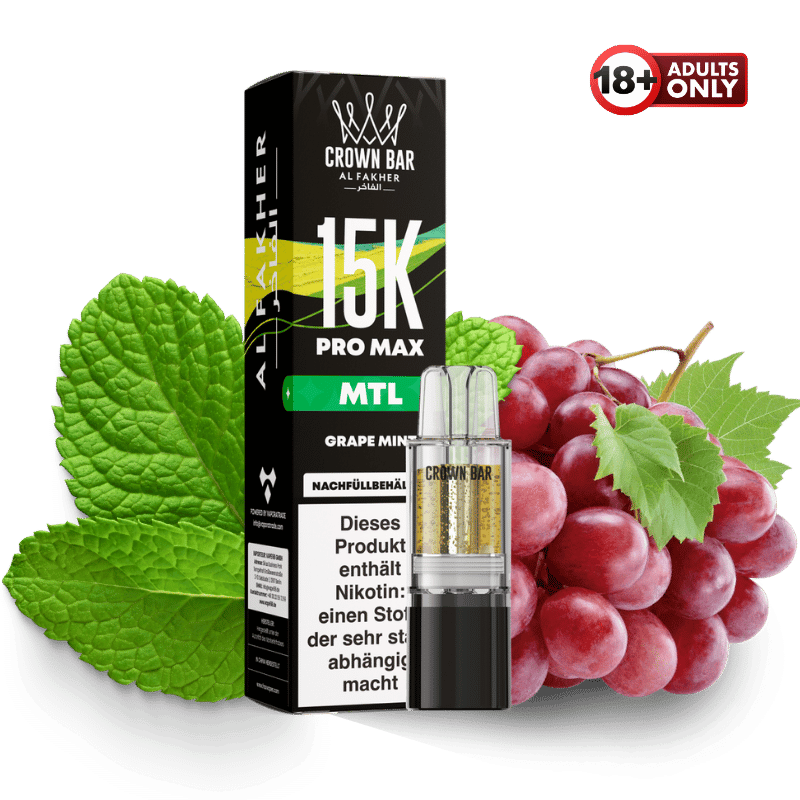 Al Fakher 15k Pro Max Pod Grape Mint MTL