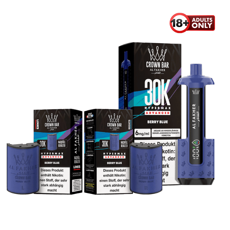 Al Fakher 30k Hypermax Berry Blue - günstig kaufen bei SwiftGoods4u