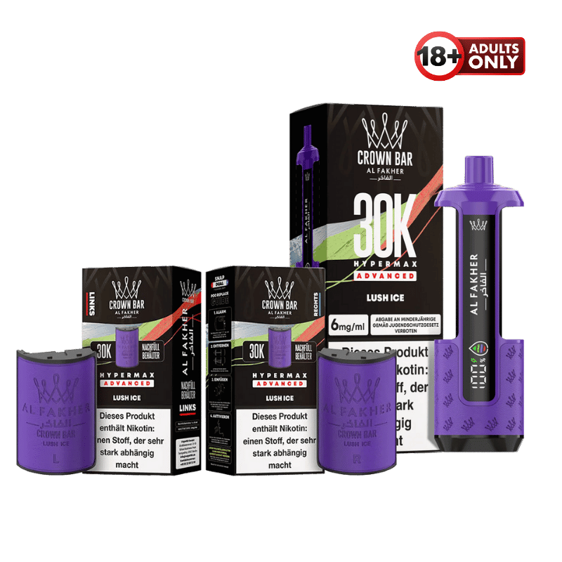 Al Fakher 30k Hypermax Lush Ice - günstig kaufen bei SwiftGoods4u