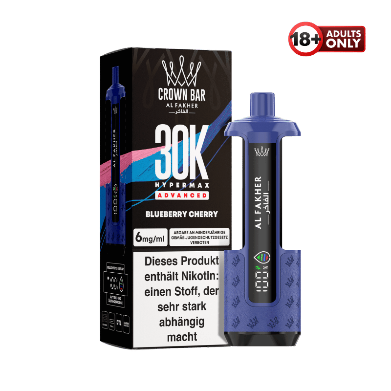 Al Fakher 30k Hypermax Akku Blueberry Cherry - günstig kaufen bei SwiftGoods4u