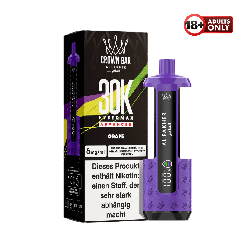 Al Fakher 30k Hypermax Akku Grape - günstig kaufen bei SwiftGoods4u