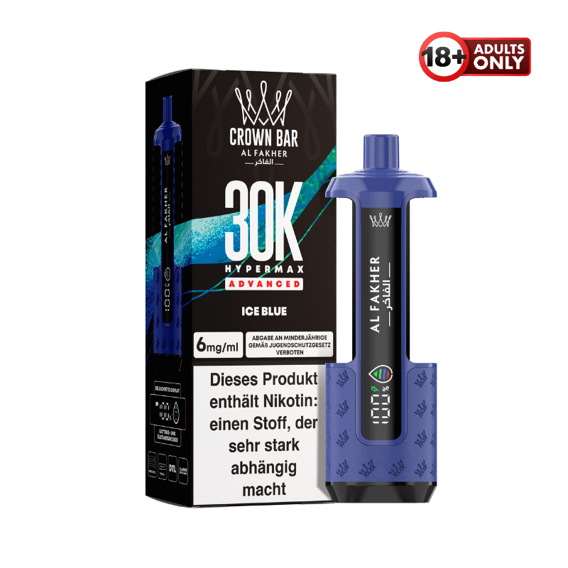 Al Fakher 30k Hypermax Akku Ice Blue - günstig kaufen bei SwiftGoods4u