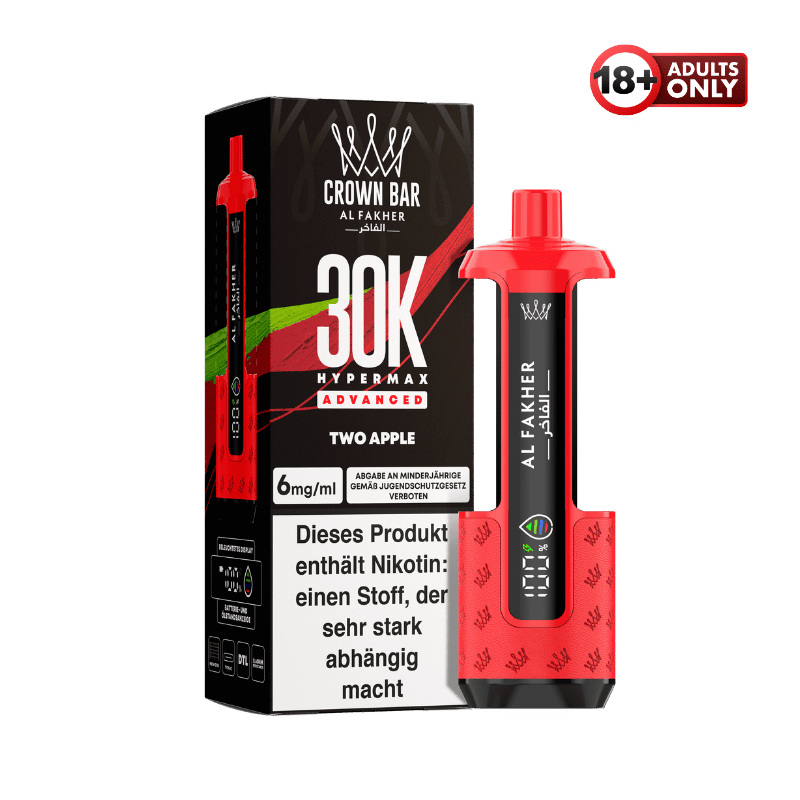 Al Fakher 30k Hypermax Akku Two Apple - günstig kaufen bei SwiftGoods4u