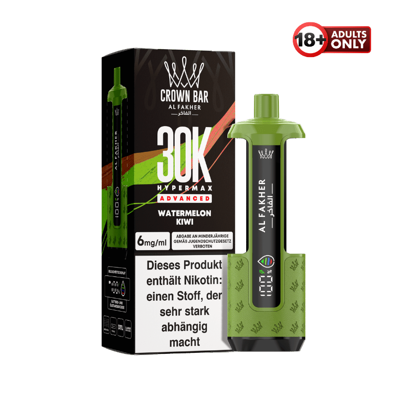 Al Fakher 30k Hypermax Akku Watermelon Kiwi - günstig kaufen bei SwiftGoods4u