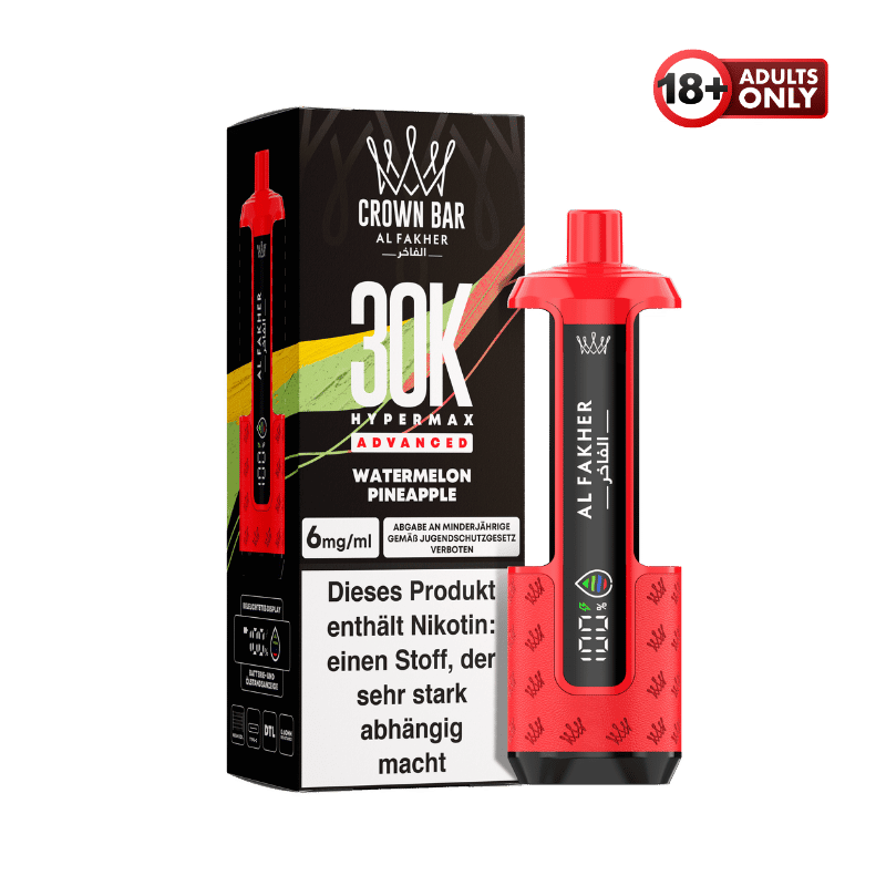 Al Fakher 30k Hypermax Akku Watermelon Pineapple - günstig kaufen bei SwiftGoods4u