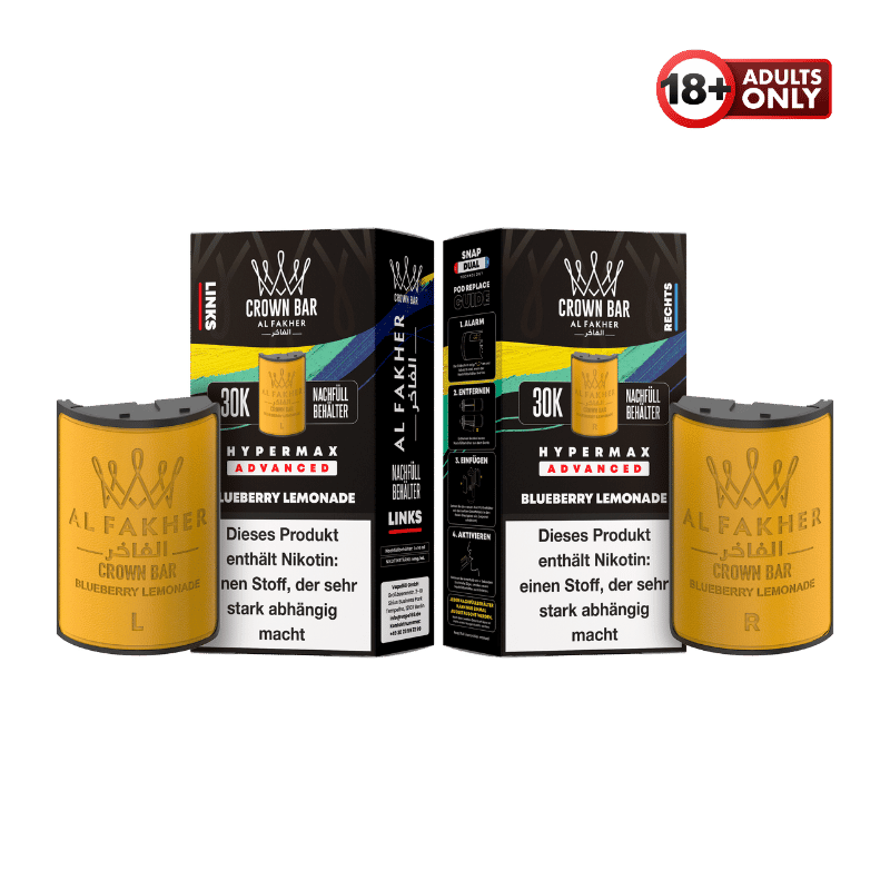 Al Fakher 30k Hypermax Pods Blueberry Lemonade - günstig kaufen bei SwiftGoods4u