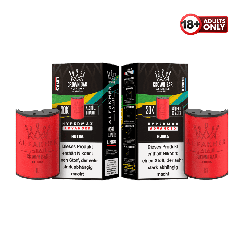 Al Fakher 30k Hypermax Pods Hubba - günstig kaufen bei SwiftGoods4u