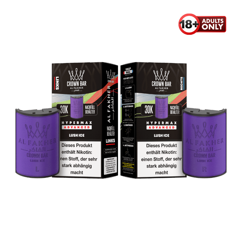 Al Fakher 30k Hypermax Pods Lush Ice - günstig kaufen bei SwiftGoods4u