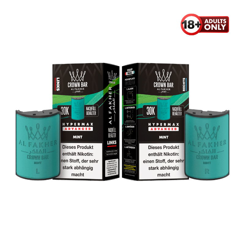 Al Fakher 30k Hypermax Pods Mint - günstig kaufen bei SwiftGoods4u