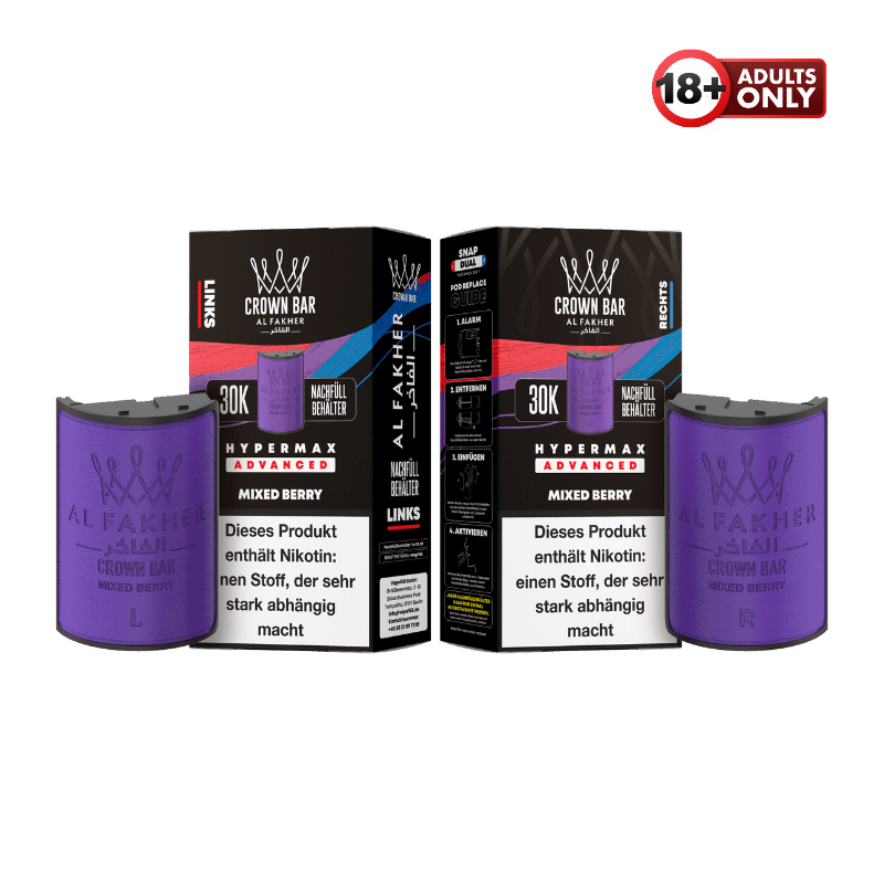 Al Fakher 30k Hypermax Pods Mixed Berry - günstig kaufen bei SwiftGoods4u