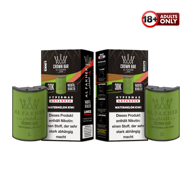 Al Fakher 30k Hypermax Pods Watermelon Kiwi - günstig kaufen bei SwiftGoods4u