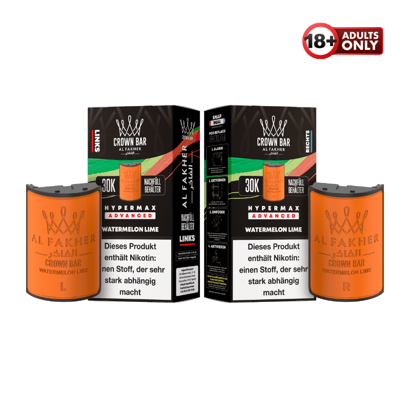 Al Fakher 30k Hypermax Pods Watermelon Lime - günstig kaufen bei SwiftGoods4u