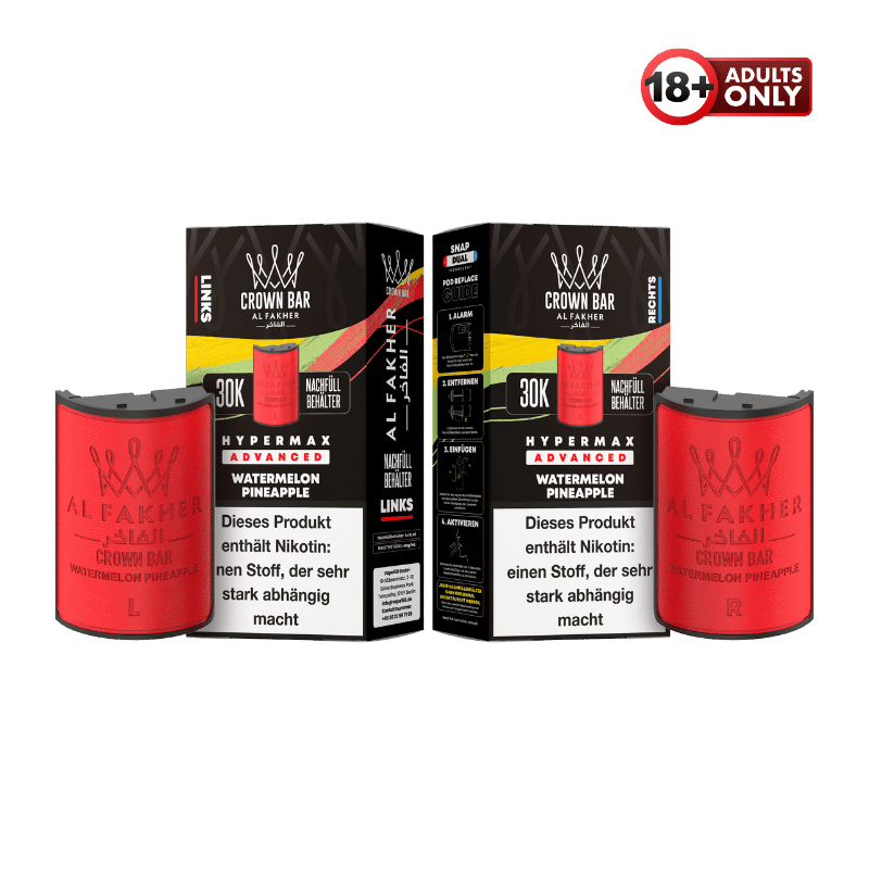 Al Fakher 30k Hypermax Pods Watermelon Pineapple - günstig kaufen bei SwiftGoods4u