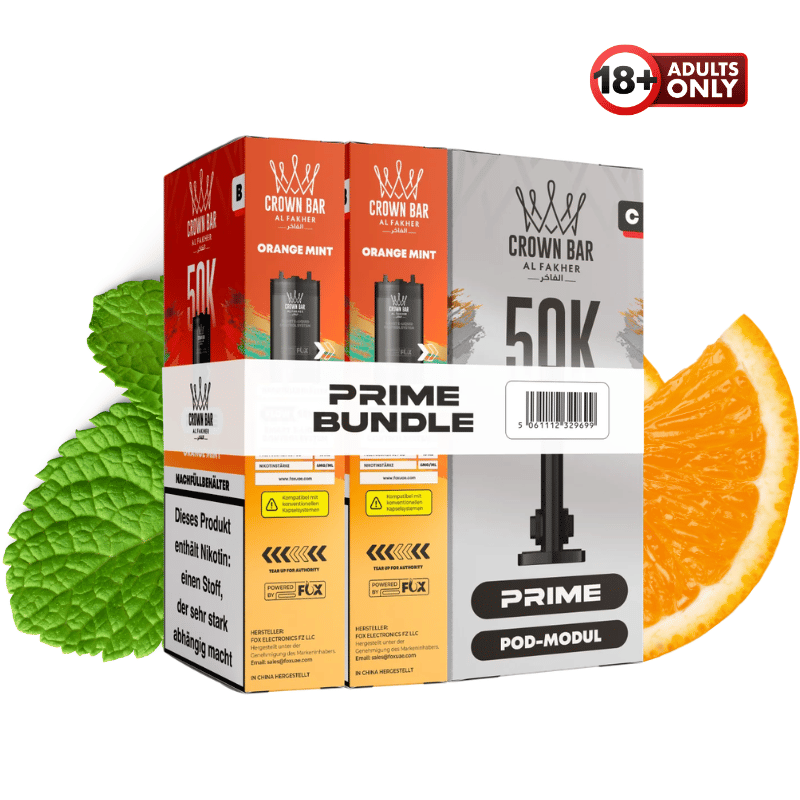 Al Fakher 50k Hypermax Prime Orange Mint Pods
