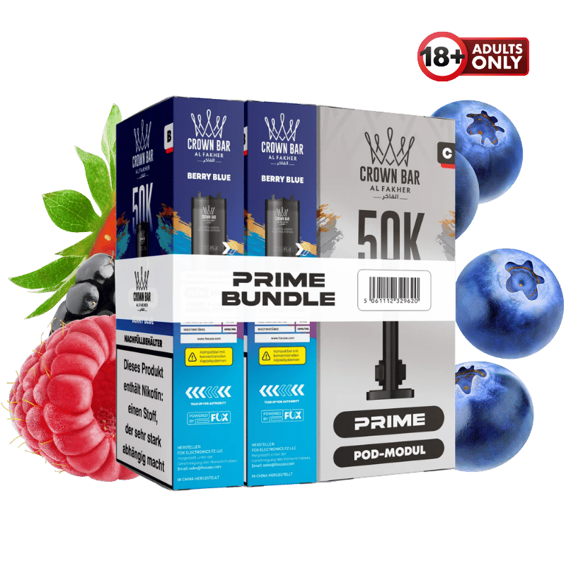 Al Fakher 50k Hypermax Prime Berry Blue Pods