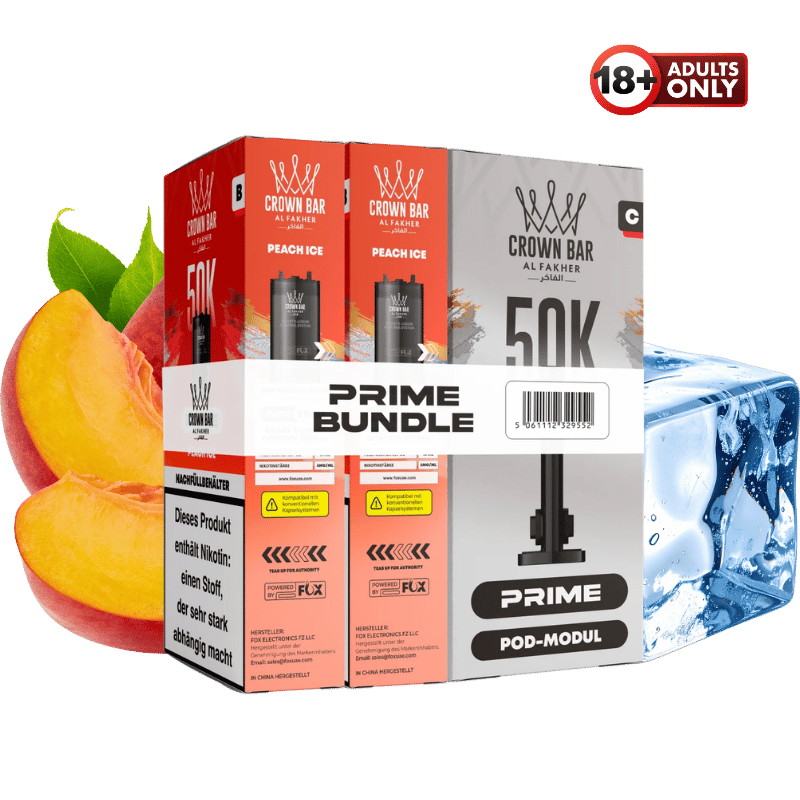 Al Fakher 50k Hypermax Prime Peach Ice Pods