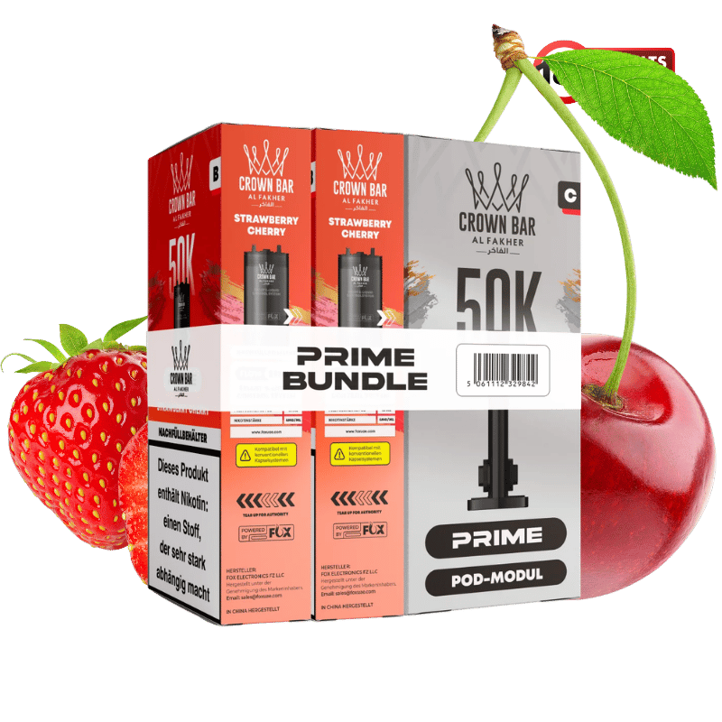 Al Fakher 50k Hypermax Prime Strawberry Cherry Pods