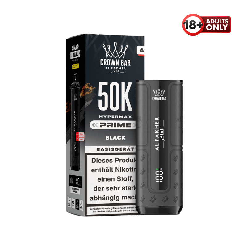 Al Fakher 50k Hypermax Prime Basisgerät Black