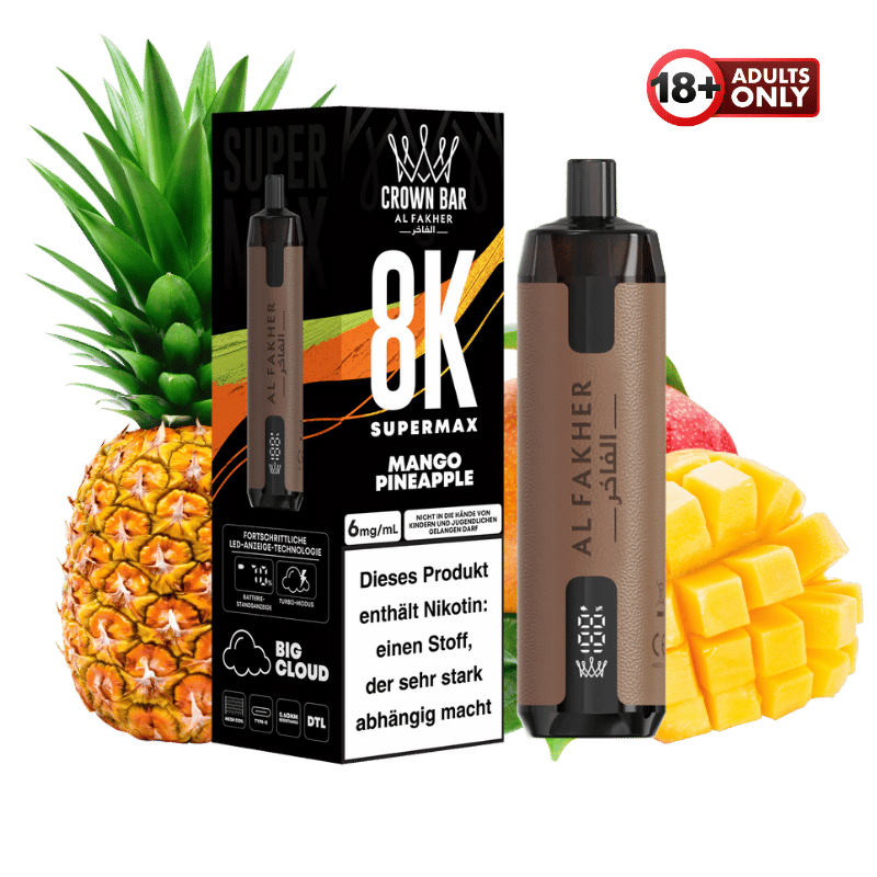 Al Fakher 8K Vape Mango Pineapple - günstig kaufen bei SwiftGoods4u
