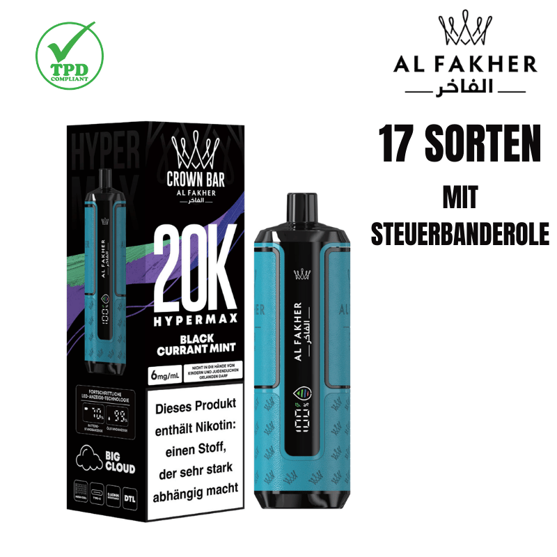 Al Fakher 20k Vape Hypermax Kit - günstig kaufen bei SwiftGoods4u