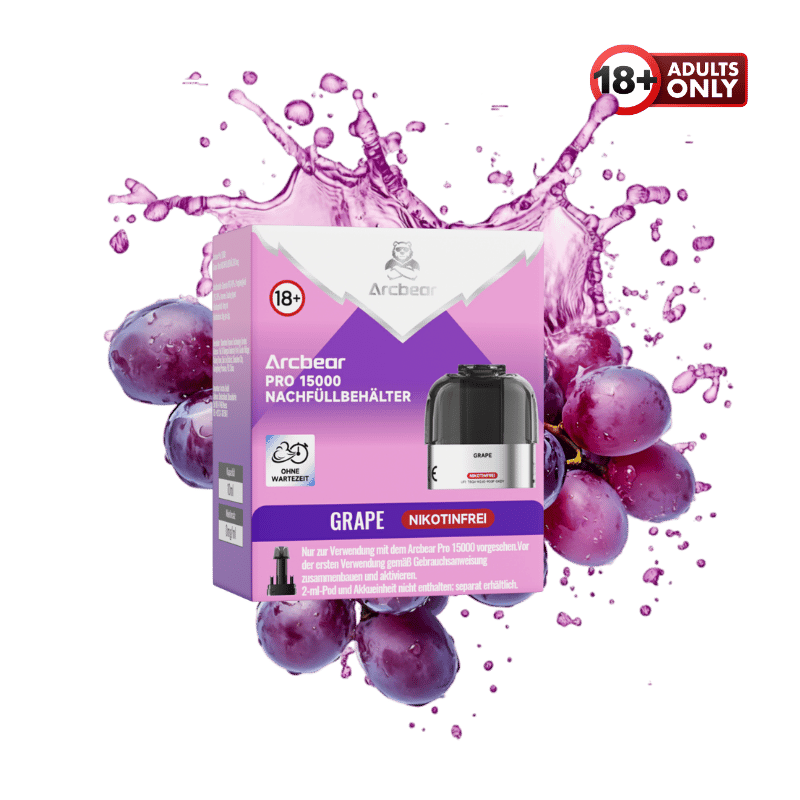 Arcbear Pro 15000 Pod Grape Nikotinfrei