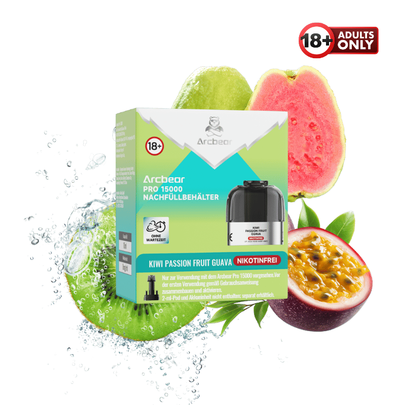 Arcbear Pro 15000 Pod Kiwi Passion Fruit Guava Nikotinfrei