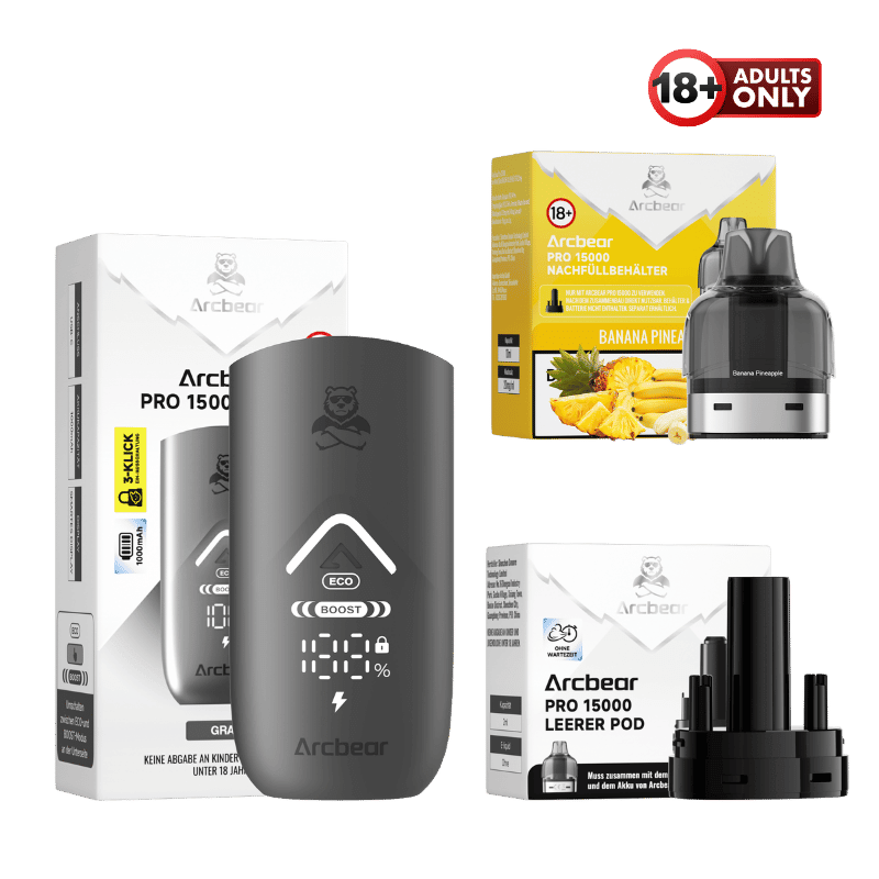 Arcbear Pro 15000 Vape Starter Kit Banana Pineapple - günstig kaufen bei SwiftGoods4u
