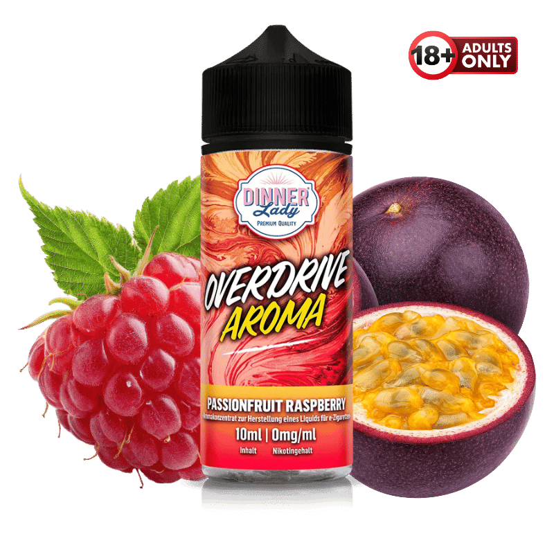 Dinner Lady Overdrive Longfill Passionfruit Raspberry - günstig kaufen bei SwiftGoods4u
