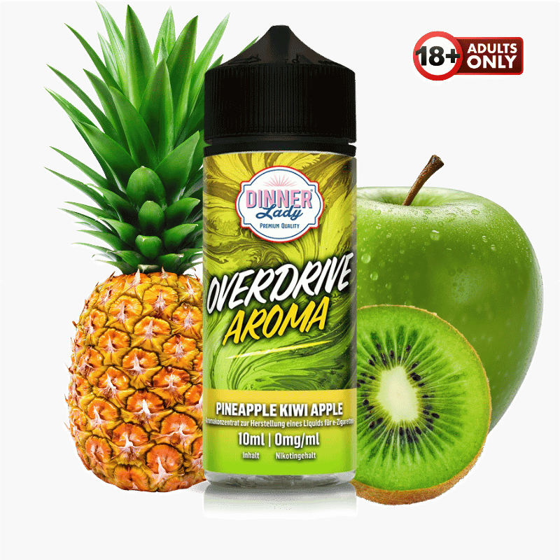 Dinner Lady Overdrive Longfill Pineapple Kiwi Apple - günstig kaufen bei SwiftGoods4u