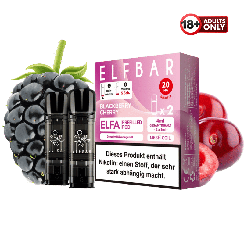 Elfbar ELFA Blackberry Cherry Pods - günstig kaufen bei SwiftGoods4u
