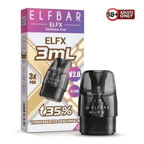 Elfbar ELFX V2.0 Leerpods 3er Packung 2ml/3ml - günstig kaufen bei SwiftGoods4u