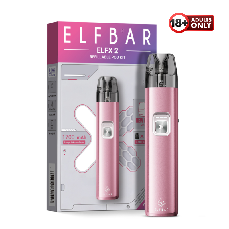 Elfbar ELFX 2 Open Pod-Kit Berry Pink