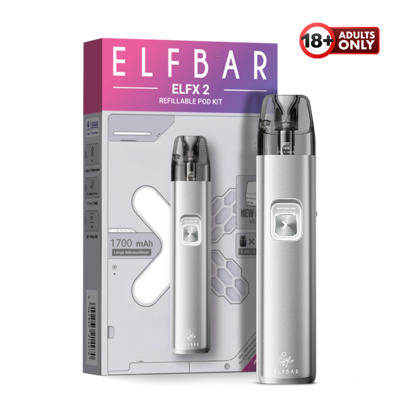 Elfbar ELFX 2 Open Pod-Kit Titanum Silver
