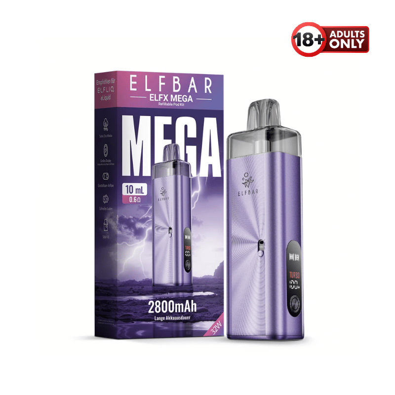 Elfbar Elfx Mega Pod Kit Purple