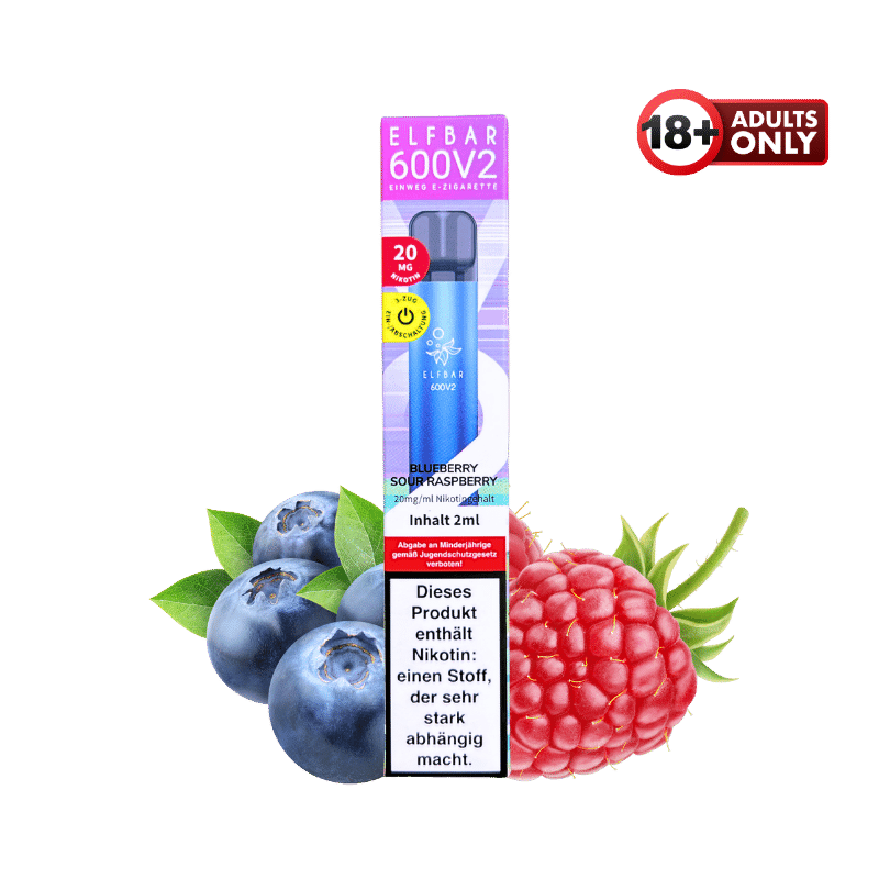 Elfbar 600 V2 Blueberry Sour Raspberry