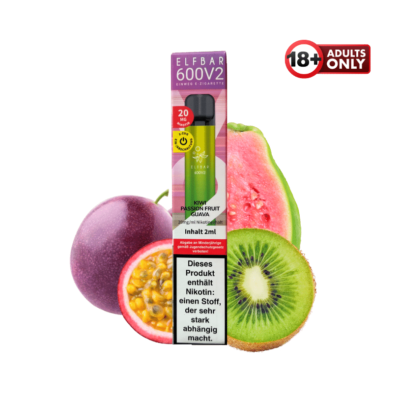Elfbar 600 V2 Kiwi Passion Fruit Guava
