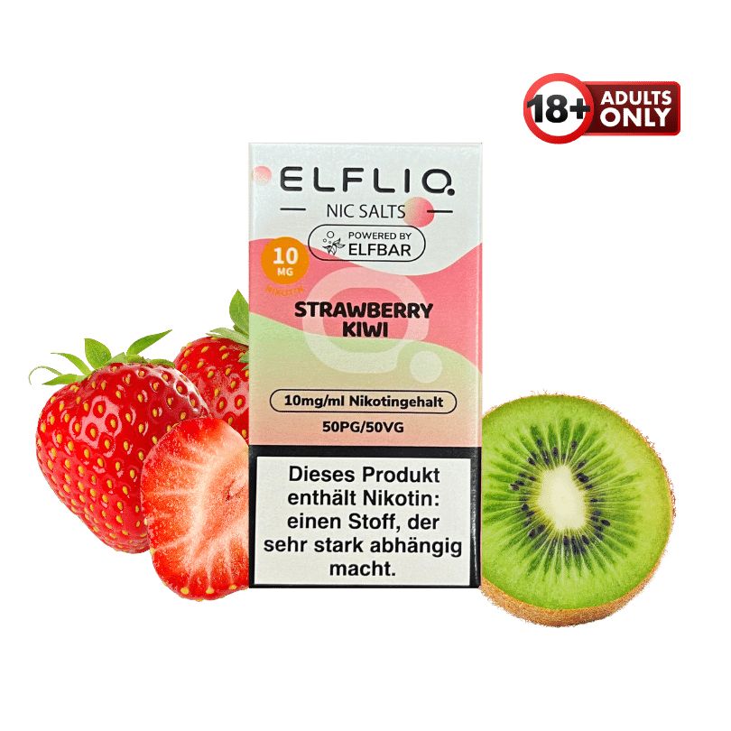 Elfbar Liquid Elfliq Strawberry Kiwi 10mg