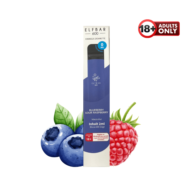 Elfbar Nikotinfrei Blueberry Sour Raspberry