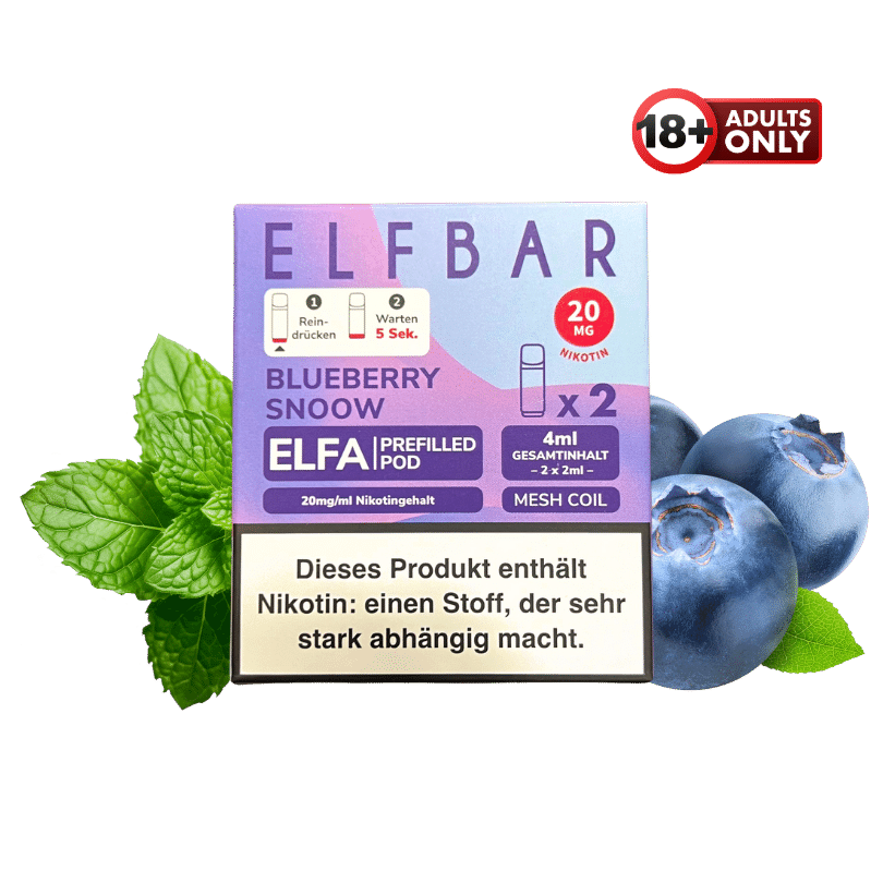 Elfbar Pods Blueberry Snoow ELFA