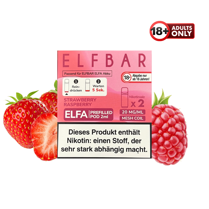 Elfbar Pods Strawberry Raspberry ELFA