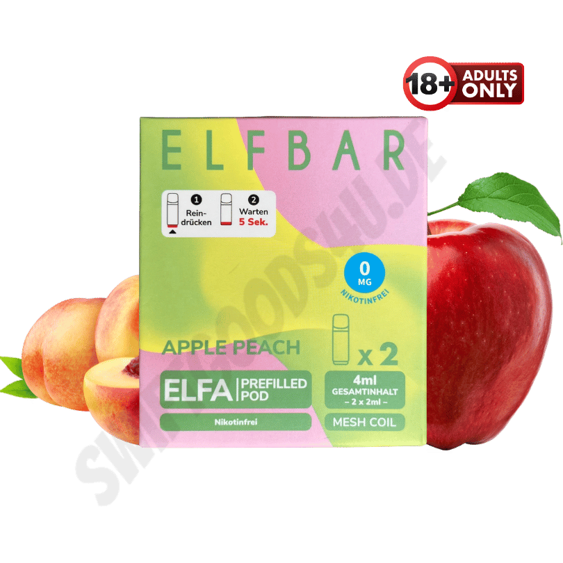 Elfbar ELFA Pods Nikotinfrei Apple Peach