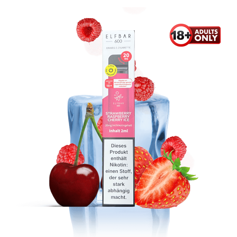 Elfbar Strawberry Raspberry Cherry Ice