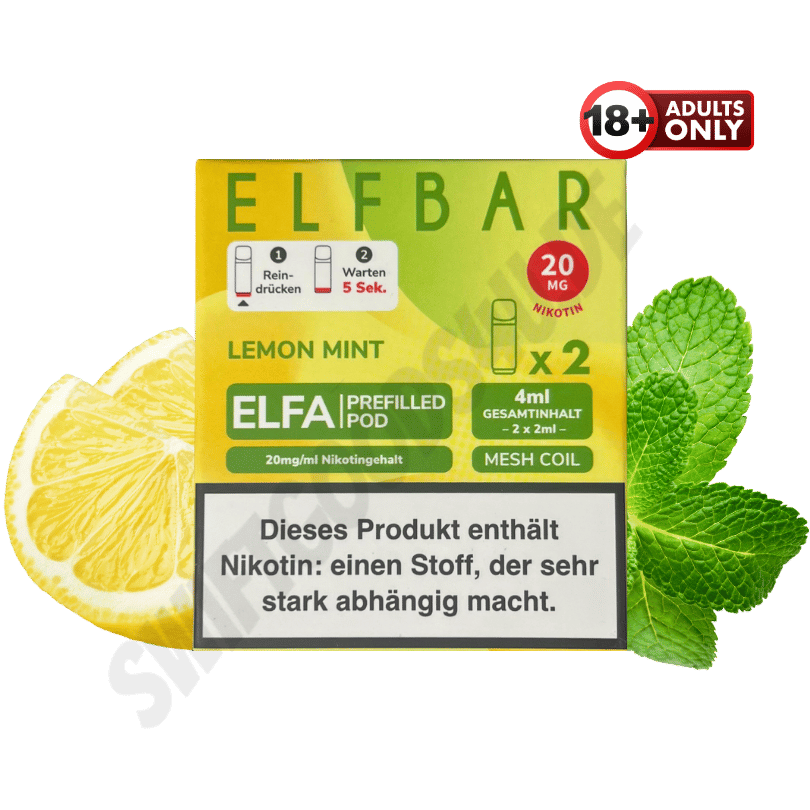 Elfbar ELFA Lemon Mint Pods