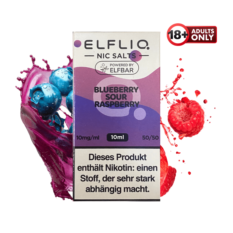 Elfliq Elfbar Liquid 10mg Blueberry Sour Raspberry