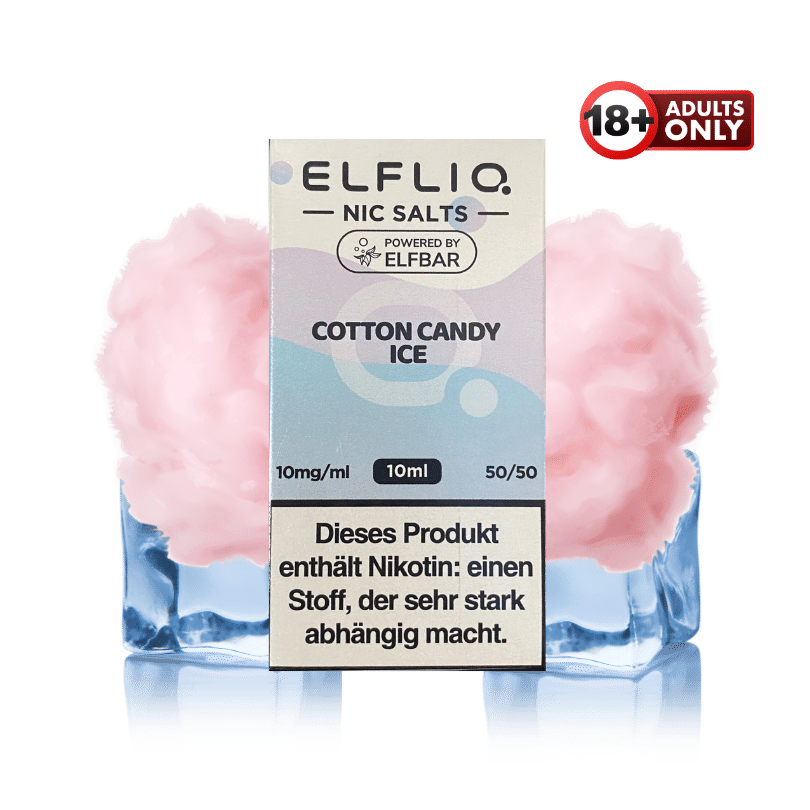 Elfliq Elfbar Liquid 10mg Cotton Candy Ice