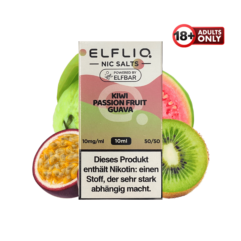 Elfliq Elfbar Liquid 10mg Kiwi Guava Passion