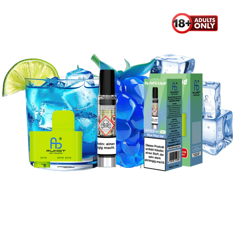 Fumot Big Puff Pod Blue Razz Ice - günstig kaufen bei SwiftGoods4u